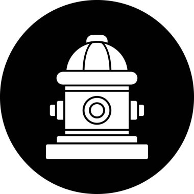 itfaiye musluğu simgesi, vektör illüstrasyonu 