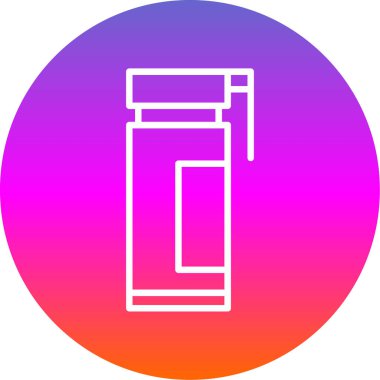 Şişe simgesinin vektör illüstrasyonu 