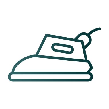 Ütü. Web simgesi basit illüstrasyon 