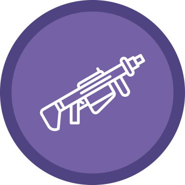 El bombası fırlatıcı vektör illüstrasyonu basit tasarım