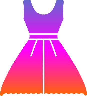 Elbise. Web simgesi basit illüstrasyon 