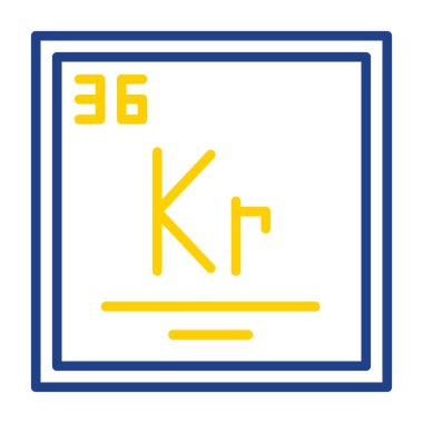 Kimyasal element simgesi ana hat biçiminde