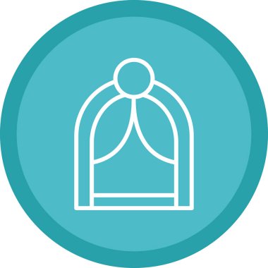 Modern simgenin vektör illüstrasyonu