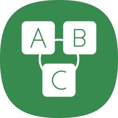 test vektör simgesi modern biçim illüstrasyonu