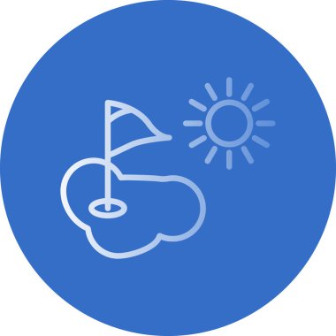 Güneş Simgesi Vektör illüstrasyonu