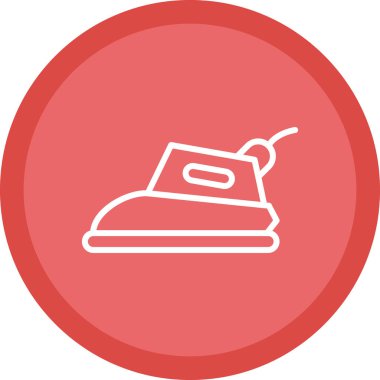 Ütü. Web simgesi basit illüstrasyon 