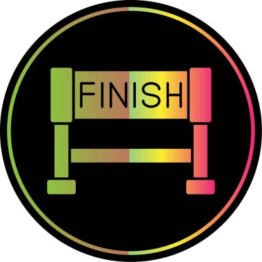 Modern bir simgenin vektör illüstrasyonu