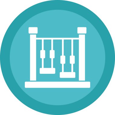 Modern b 'nin vektör illüstrasyonunda müziğin eksik simgesi