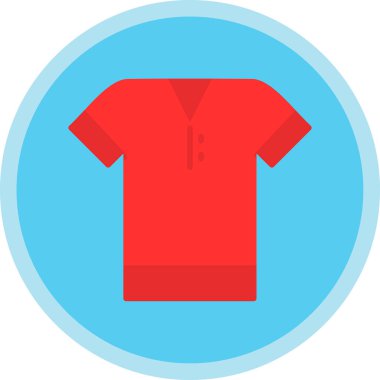 t-shirt simgesi, vektör illüstrasyonu basit tasarım