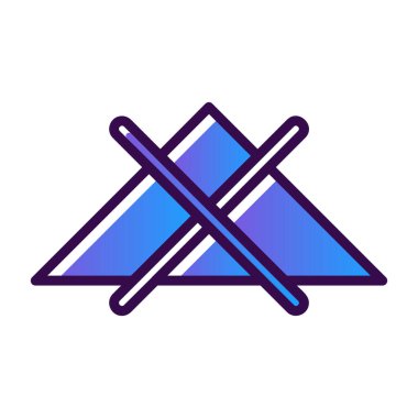 vektör üçgeni simgesi