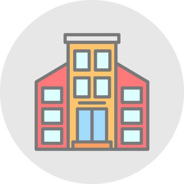 Daire. Web simgesi basit illüstrasyon