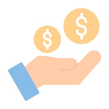 Dolar sembollü vektör illüstrasyon tasarımı