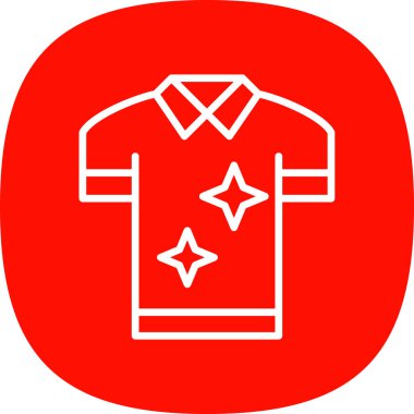 Lekesiz çamaşır ve giysi tasviri için taze ve temiz giysi simgesi