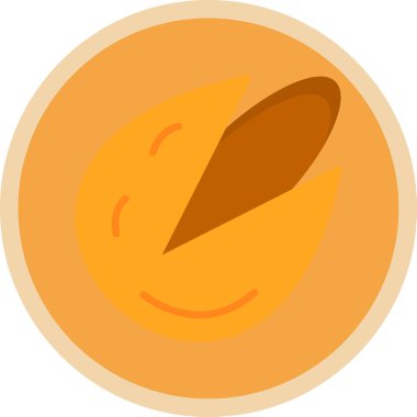 Fıstıklı fıstık. Web simgesi basit illüstrasyon 