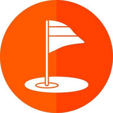 Modern b 'nin vektör illüstrasyonu bayrak simgesinden yoksun