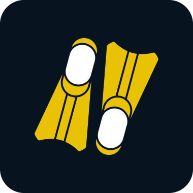 İki palet simgesi, vektör illüstrasyonu