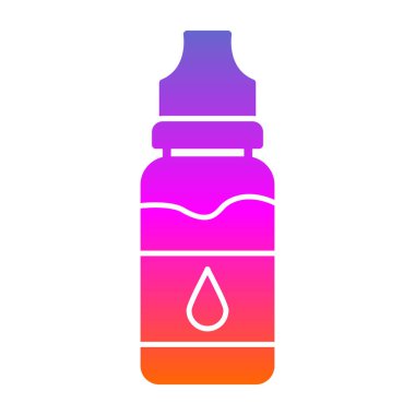 Bir sıvı simgesinin vektör modern illüstrasyonu