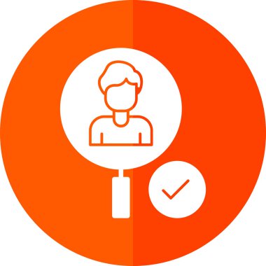 Bir kişinin vektör illüstrasyonu