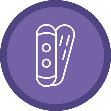 Modern simgenin vektör illüstrasyonu