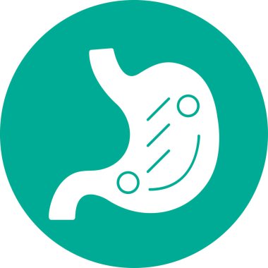 mide ikonu vektör illüstrasyonu 