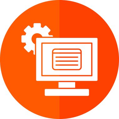 vektör ayarı simgesi, vektör illüstrasyonu