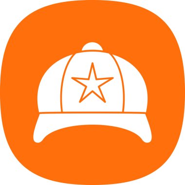 hat simgesi, vektör illüstrasyonu basit tasarım