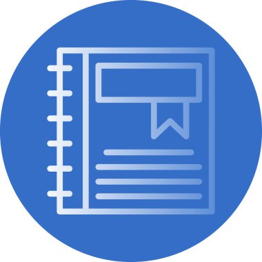 Belge simgesinin vektör illüstrasyonu