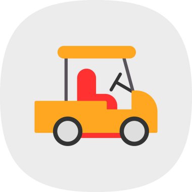forklift düz vektör deseni