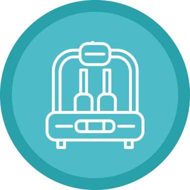 Modern simgenin vektör illüstrasyonu