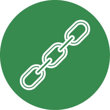 Zincir simgesi, vektör illüstrasyonu