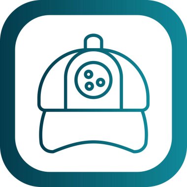 hat simgesi, vektör illüstrasyonu basit tasarım