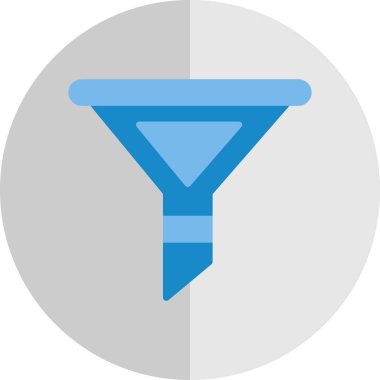 modada izole edilmiş arkaplanda huni simgesi 