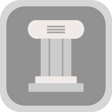 Sütun. Web simgesi basit illüstrasyon