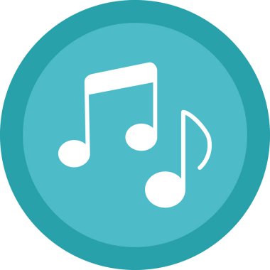 müzik notu vektör simgesi