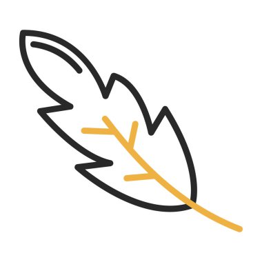 Yaprak. Web simgesi basit illüstrasyon 