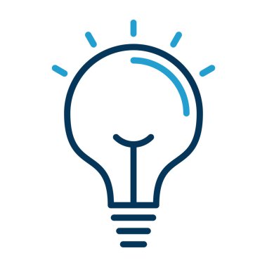 ampul simgesi vektör illüstrasyonu 