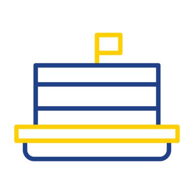 Gıda simgesinin vektör illüstrasyonu