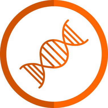 dna. Web simgesi basit illüstrasyon 