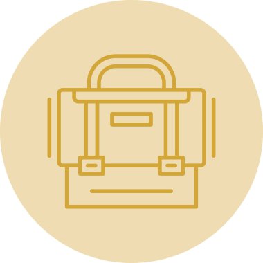  Evrak Çantası'nı web simge vektör çizim 