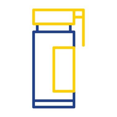 Şişe simgesinin vektör illüstrasyonu 