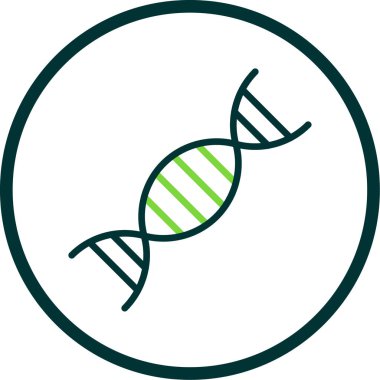 dna. Web simgesi basit illüstrasyon 