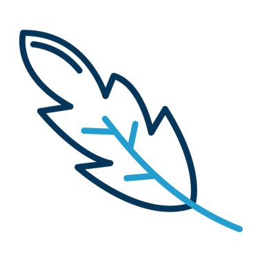 Yaprak. Web simgesi basit illüstrasyon 