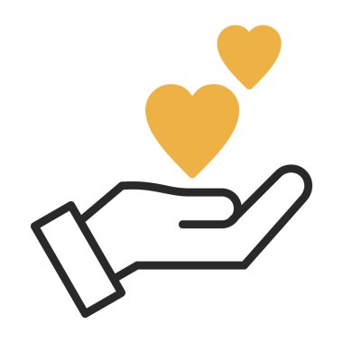 aşk el simgesi, satır biçimi