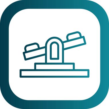 Eşsiz Uydu Vektör Satırı Simgesi