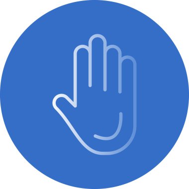 El simgesinin vektör illüstrasyonu 