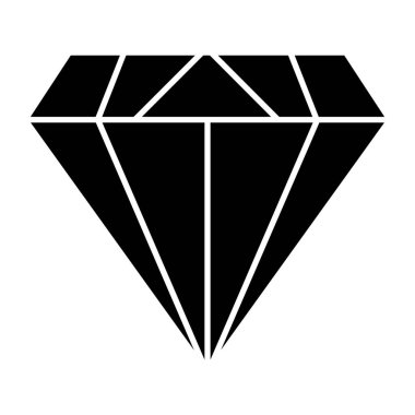 Elmas düz simge, vektör illüstrasyon tasarımı
