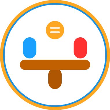 istikrar simgesi, vektör illüstrasyon tasarımı