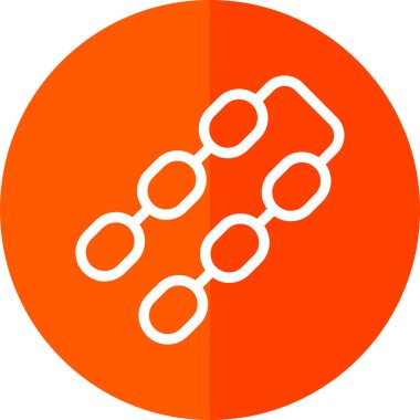 Zincir simgesi, vektör illüstrasyonu