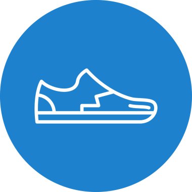 ayakkabı ikonu vektör illüstrasyonu