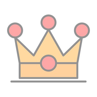 Kraliyet taç vektör illüstrasyon tasarımı